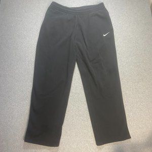 Nike Pants Mens XL Black Sweatpants Loose Straight Elastic Waist 34x29